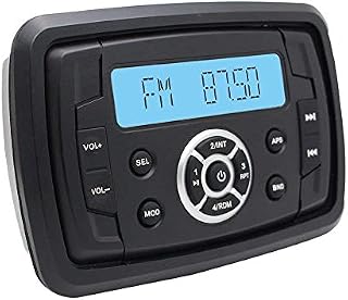 Marine Stereo Audio Radio FM AM Bluetooth Music with USB Input for ATV