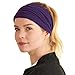 CCHARM Purple Japanese Bandana Headbands for Men and Women â€“ Comfortable Head Bands with Elastic Secure Snug Fit Ideal Runners Fitness Sports Football Tennis Stylish Lightweight M