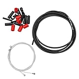 Hecho de material de alta calidad, el cable del freno de bicicleta es duradero y de larga duración.