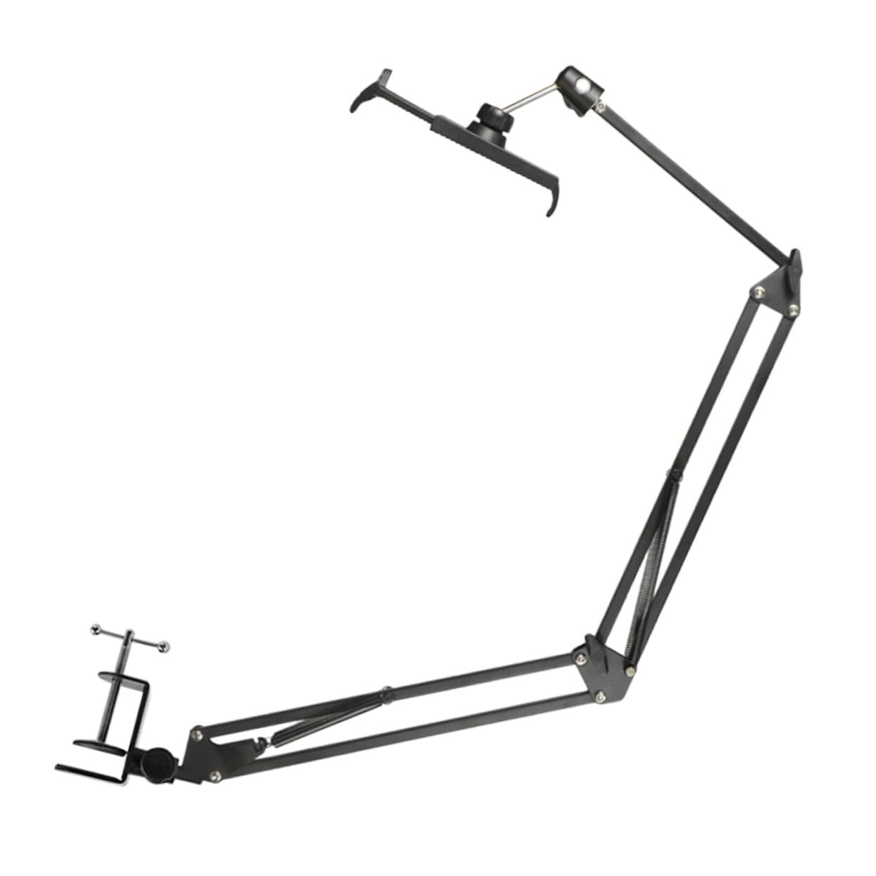 Levemolo Soporte para Teléfono Móvil De Brazo para Cabecera Soporte Ajustable Plegable para Teléfono De Mesa o Cama Compatible Smartphones y Tabletas