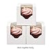 Yotruth 2.5” x 2.5” x 2.5”White Mini Cupcake Boxes single individual Easy Assembly with Window and Insert 24 Pack
