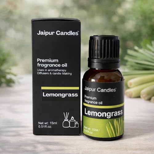 Image of Fragrance Oil | 15 ml | Aroma Oil for Home Fragrance | Best for Aromatherapy | Use in Diffusers, Candles, Air Fresheners (15ML, Lemongrass)