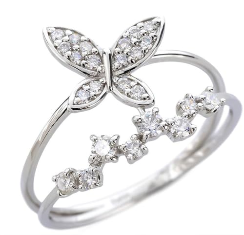 [�A�g���X] ����w�� �v���`�i �����O �� �_�C�������h 0.30ct 2�A pt900 �w�� �s���L�[�����O �o�^�t���C �l�C �V���v�� ������� 4��