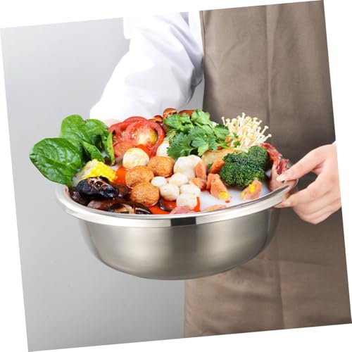 Grand bol multifonctionnel de cuisine empilable pour usage ménager - 3