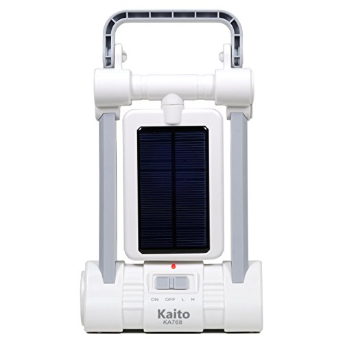 Kaito Ka768 Multi-Functional Twin-Panel Rechargeable & Portable Solar Led Lantern #TOP6
