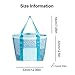 Mesh Beach Bag, 2 PCS Beach Tote Pool Bags and Totes, Fashion Beach Bags for Women Vacation Beach Bag Handbag