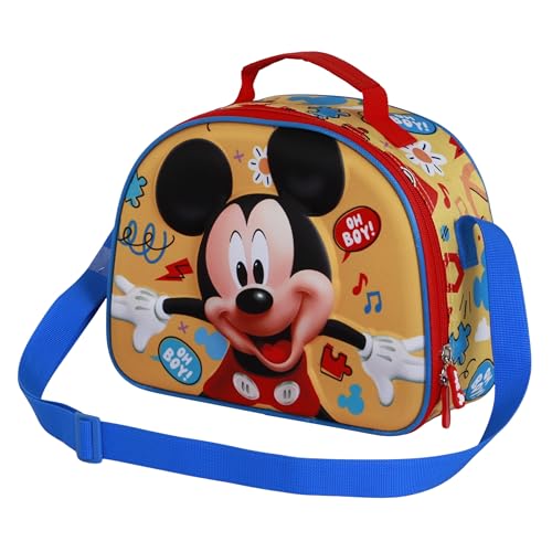 Bolsa portamerienda 3D de Mickey Mouse para organizar el almuerzo escolar de tu hijo 2