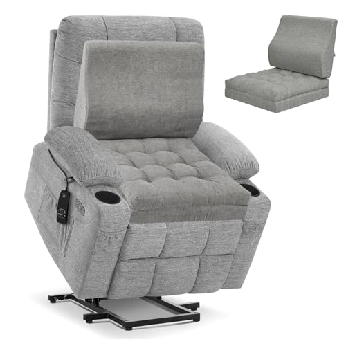 baibu Memory Foam Recliner Cushions with Lumbar Support Pillow Set