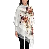 Cette écharpe thermique à motif Wine Illustrations est fabriquée à partir de faux cachemire doux pour une chaleur exceptionnelle, verrouillant le confort même dans les vents les plus froids. Les pompons suspendus oscillent à chaque pas, équilibrant style et chaleur.