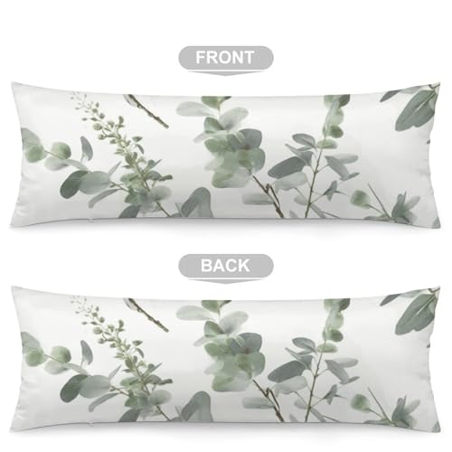Taie d'oreiller blanche imprimée brindilles pour un sommeil doux