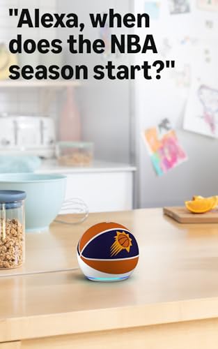 Image of Amazon Echo Dot (newest model) | Officially Licensed NBA Limited-Edition | Phoenix Suns