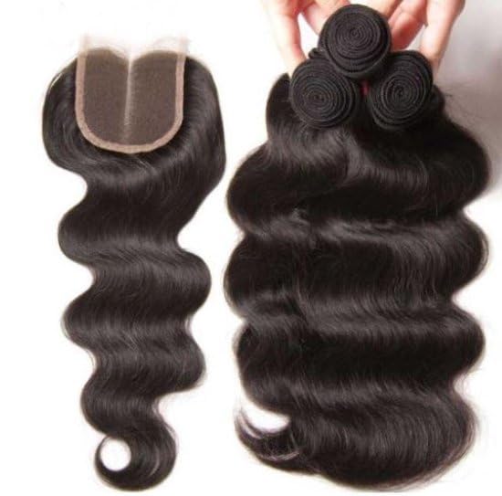 kit 4 Bundles de cheveux humains Indian Body Wave 3x 100 gr (50,80cm) 20inch + 1