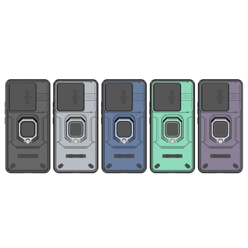 Image of Thermoplastic Polyurethane Camshield Pro Case With Slide Camera Protection And Ring Stand Bumper Back Case Cover For Xiaomi Mi 14T (6.67 inch Inch) - Blue