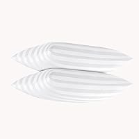 Vista 13 de EIUE Hotel Collection - Almohadas de cama para dormir, paquete de 2 almohadas tamaño Queen, almohadas para dormir de lado y de espalda, almohadas