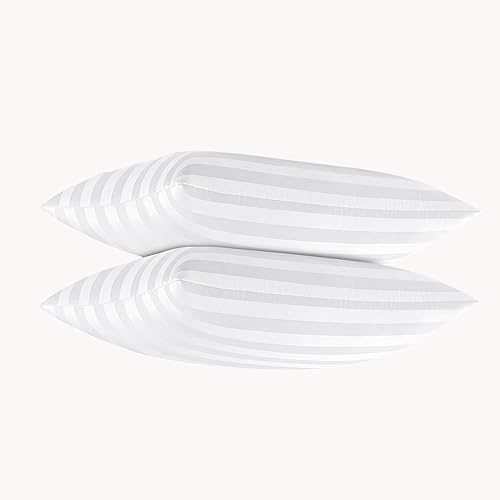 Miniatura 13 de EIUE Hotel Collection - Almohadas de cama para dormir, paquete de 2 almohadas tamaño Queen, almohadas para dormir de lado y de espalda, almohadas