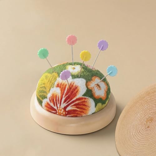 Miniatura 5 de Alfileres Costura Con Cabeza Plana,100 Pcs Agujas Patchwork Colores Alfileres Finos Costura Para Acolchado Tejer Coser Manualidades Y Accesorios De Costura,Con Caja