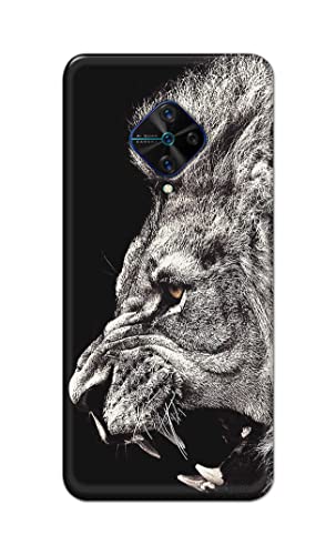 Image of Roaring Lion Hard Back Case Cover for Vivo S1 Pro Back Cover -(J5) VNS2225