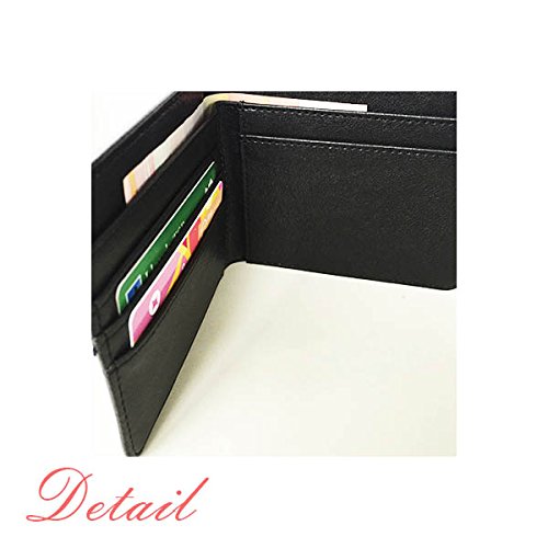 Portefeuille bifold simili cuir multicolore avec fentes pour cartes
