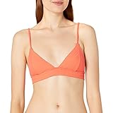 Vestibilità comoda Rip Curl Premium Surf Fixed Tri Bikini Top Parte Superiore, Hot Coral, XL Donna