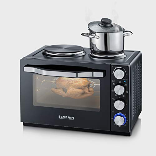 Severin To 2065 Bak- En Toastoven Met 2 Kookplaten, 30 L Ovenruimte, 2500 W, Kookplaten Met 1.000 En 1500 Watt, Incl… - Image 4