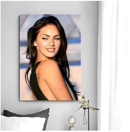 Póster de Megan Fox para decorar tu salón con arte en lienzo de 50x70cm