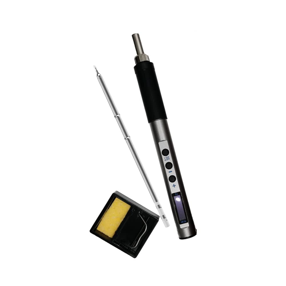 Littimoon PTS100 T12 5-20V PD65W Portable Electric Soldering Iron Metal Body Temperature Adjustable Solder Welding Station