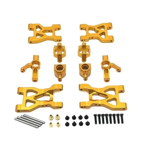 Pièces WLtoys 104072 sur terre battue : bras et biellettes pour des courses RC sans concession