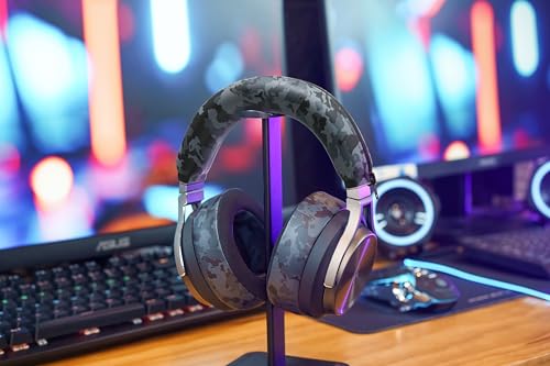 WC Freeze Virtuoso PadZ and Silicone BandZ Bundle Pack for Corsair Virtuoso Headphones | Cooling Gel Replacement Earpads and Silicone Headband Cover | Black Camo