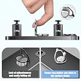 Vilbocr Cell Phone Ring Stand Holder,Cute Little Devil Metal Finger Stand Kickstand 360°Rotation Phone Ring Ring Hand Grip.Cellphone Support Ring Holder Finger Grips for All Smartphones (rose gold) - Image 4