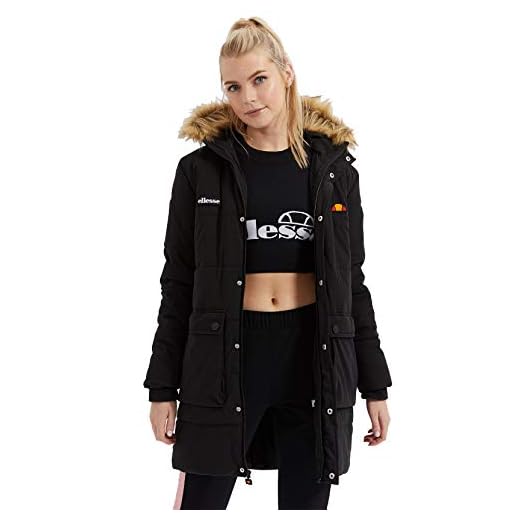 ellesse jacka dam Liberta vadderad jacka svart svart
