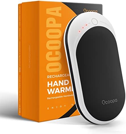 OCOOPA Hand Warmers, 1-Pack Hand Warmer Rechargeable, Electronic Pocket Heater, 5200mAh Power Bank Portable, Heat Therapy Great for Raynauds Sufferers Pain Relief, Best Tech Gifts