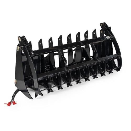Titan Attachments 84RAKEV2 84In Clamshell Root Grapple Rake cover