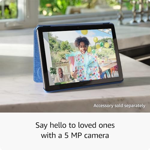 Amazon Fire HD 10 tablet (newest model) built for relaxation, 10.1" vibrant Full HD screen, octa-core processor, 3 GB RAM, 32 GB, Lilac - 5