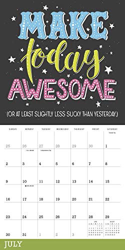 Snarkasms 2023 Wall Calendar, 16-Month Humor & Comic Calendar, 12" X 12" #TOP4