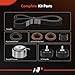 A-Premium Engine Timing Belt Kit Compatible with Jeep Cars - KJ Series Liberty 2005-2006 - 2.8L