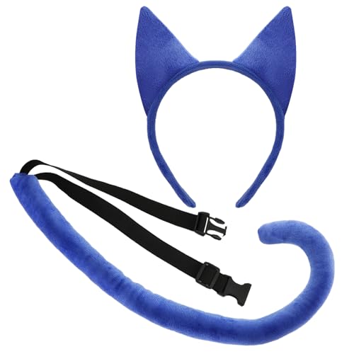 gatto blu XEPST Animale blu Gatto Costume Set