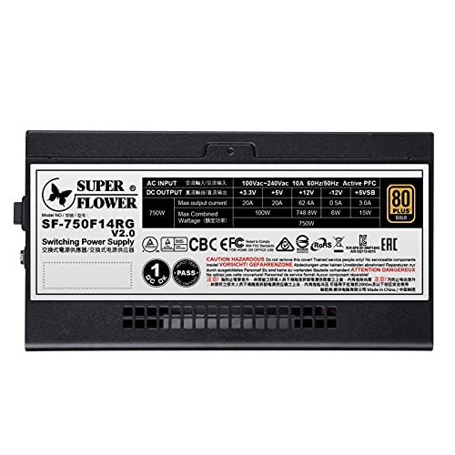 Amazon | SUPERFLOWER PC電源ユニット LEADEXIII GOLD ARGB PRO 750W