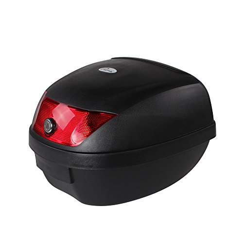 MotorSports Prima Topcase (Matte Black, 28L);Universal