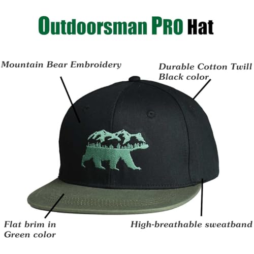 EDTREK Elite Youth Country Hat for Big Kids - Boys Snapback Hat with Flat Brim3