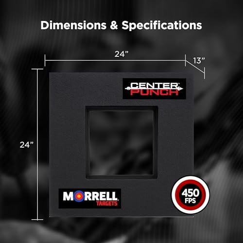 Image of Morrell Targets Center Punch Foam Frame with High Roller Insert, Layered Archery Block for Compound Bows and Crossbows