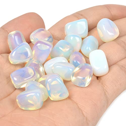 Image of 100 grams Small Tumbled Chips Polished Crushed Stone Crystal Healing Embellishments