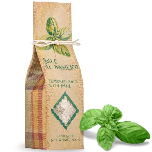 Sal Marina Siciliana con Albahaca 7 oz miniatura 1