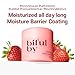 Korean Mini Lip Balm Hydrating Glow Lip Mask (Berry) 10g, 12hrs Long-lasting Overnight Moisture Butter for Women