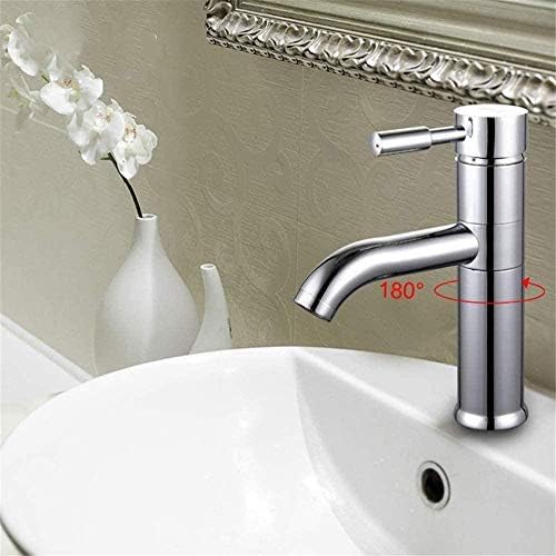 Mitigeur de salle de bain eau chaude froide avec robinet évier laiton rotatif