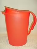 Tupperware Impressions One Gallon Pitcher Orange Rare