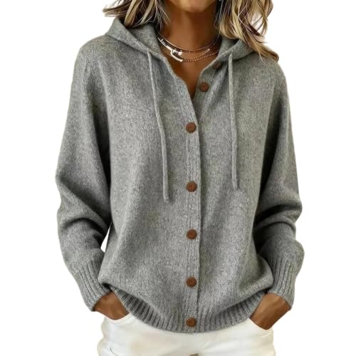 Hooded Cardigan Sweaters for Women Lightweight Knit Fall Outfits - image 1