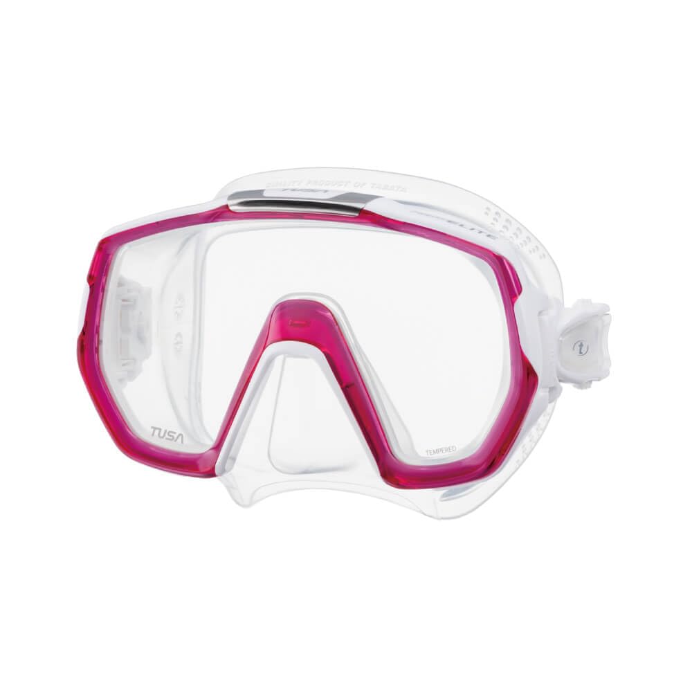 Tusa Freedom Elite Scuba Mask - Bougainvillea Pink