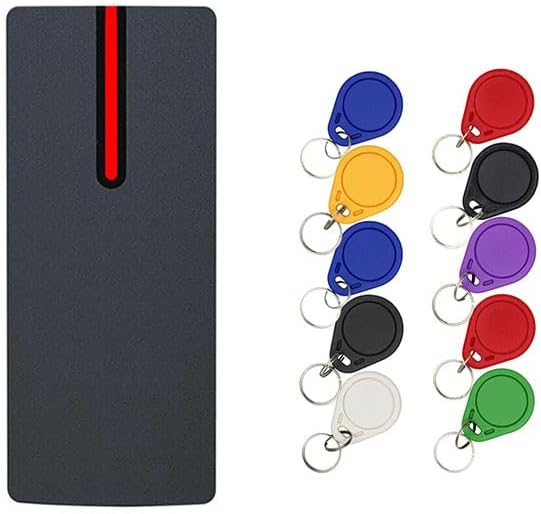 No Relay Proximity Card Reader Wiegand 26/34 Bit Output Door Access Control 13.56Mhz Card Reader Waterproof IP68 with 10 Color Key UP002MF-10Keys