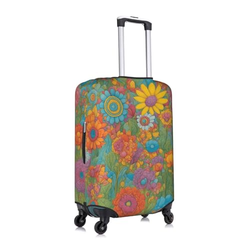 Bright Color 1 Tsa Approved Luggage Cover For 18-32 Inch Suitcases Scratch-Resistant Stretch Luggage Cover3