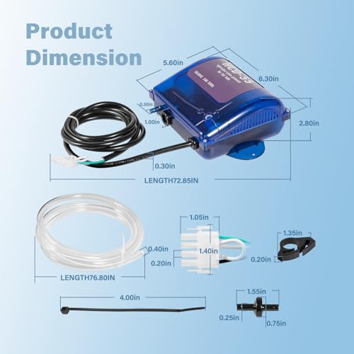 HCD-55 Spa Ozonator Kit: Hi-Output Ozone Generator Replacement for Clarathon for Hot Tubs & Swim Spas - Universal: 120V / 240V